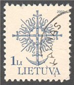 Lithuania Scott 652a Used